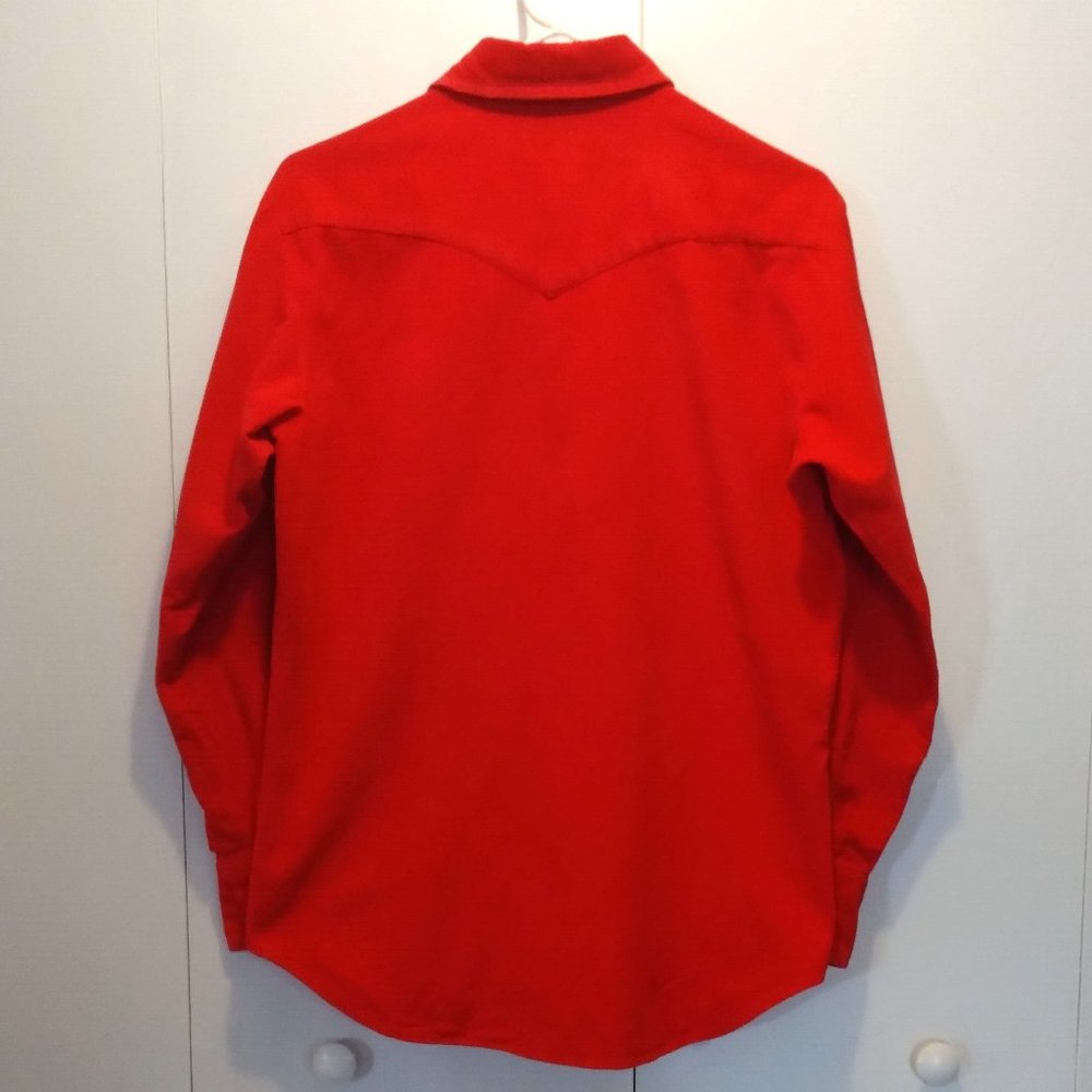 Women's Red Cordory Western Shirt - Picture 3 of 3